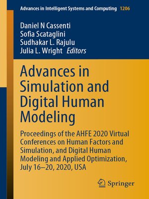 cover image of Advances in Simulation and Digital Human Modeling